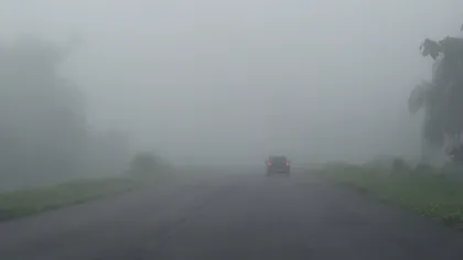 Avertizare meteo pentru şoferi. COD GALBEN de ceaţă UPDATE