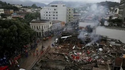 Explozie DEVASTATOARE la Rio, aproape de stadionul Maracana. 40 de clădiri au ajuns moloz. Şapte răniţi UPDATE
