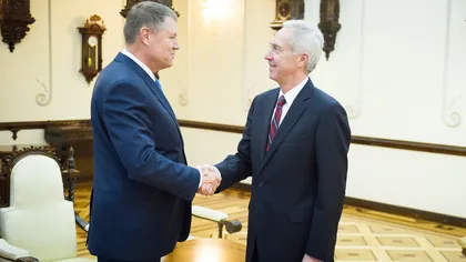 Preşedintele Klaus Iohannis l-a primit la Cotroceni pe noul ambasador al SUA