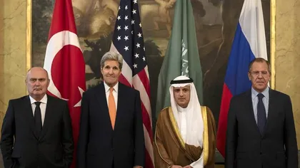 Miniştrii de Externe din patru ţări se întâlnesc la Viena pentru a găsi o soluţie la criza din Siria