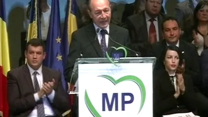 Traian Băsescu, în lacrimi la congresul PMP: 