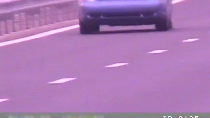 Inconştienţă la volan: Un tânăr a fost prins cu 218 km pe ora pe A3