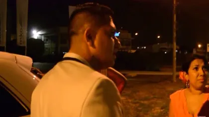 Scene de neimaginat filmate la Timişoara. Un poliţist este umilit de un şmecher cu bani VIDEO