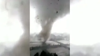Imagini şocante surprinse în China. Un taifun a măturat pur şi simplu sudul ţării VIDEO