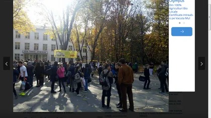 Chişinău: Alertă cu BOMBĂ la Liceul Lucian Blaga. Elevii şi profesorii au fost evacuaţi