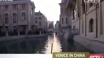 Chinezii copiază Veneţia. Un proiect imobiliar de peste un miliard de dolari va fi gata anul viitor VIDEO
