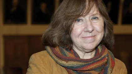 Premiul Nobel pentru Literatură a fost acordat scriitoarei belaruse Svetlana Alexievici