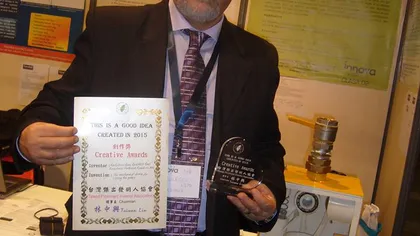 Un inventator român, medaliat cu aur la Bruxelles pentru un dispozitiv care închide gazele în caz de seism