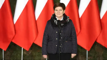 Guvernul polonez a retras drapelul european din sala de conferinţe de presă