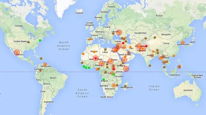 Lumea se pregăteşte de război: 289 de atentate teroriste în 2015