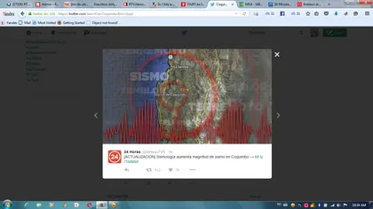 Cutremur puternic în Chile. Magnitudinea a fost de 6,8