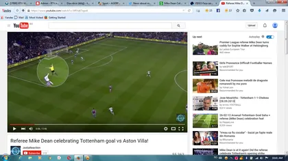 Faza zilei, în fotbal. Un arbitru din Premier League se bucură la golurile lui Tottenham VIDEO