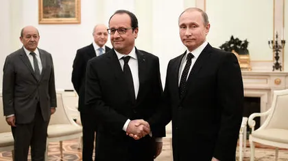 Hollande cere crearea unei MARI COALIŢII împotriva Statului Islamic din Siria. Putin, gata să coopereze