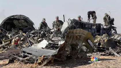 Avionul rusesc prăbuşit în deşert: Sateliţii au detectat o EXPLOZIE la bordul aeronavei, dar nicio bombă