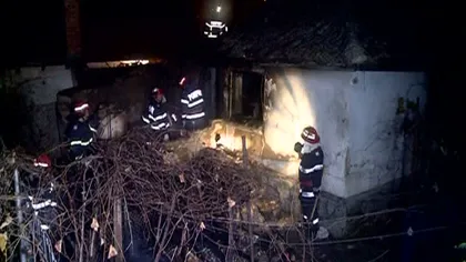 Incendiu urmat de o explozie în Tulcea. Un bătrân a murit carbonizat VIDEO