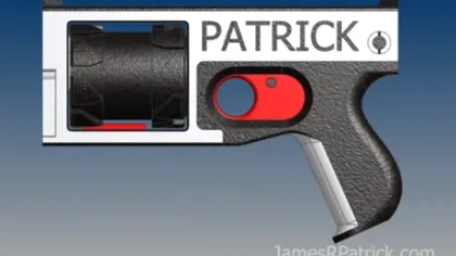 Un american a construit primul pistol semiautomat printat 3D VIDEO