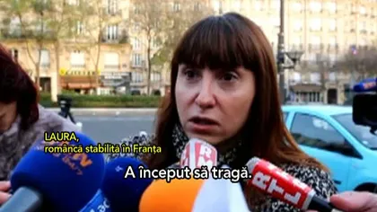 O româncă, faţă în faţă cu unul dintre teroriştii de la Paris: 