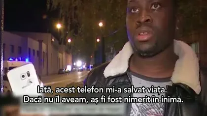 ATAC TERORIST FRANŢA. Francez salvat de telefonul mobil în timpul atentatelor VIDEO