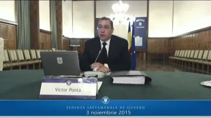 Ponta: Îmi doresc ca toate FORŢELE politice să găsească o SOLUŢIE STABILĂ până la alegerile din 2016
