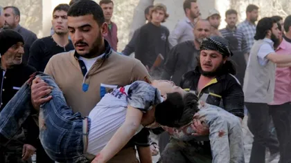 Zi NEAGRĂ în Siria. Cel puţin 35 de morţi, în urma unor raiduri ale aviaţiei regimului în apropiere de Damasc