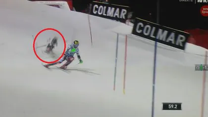 Incident grav: Un campion mondial la schi, aproape să fie lovit de o dronă VIDEO