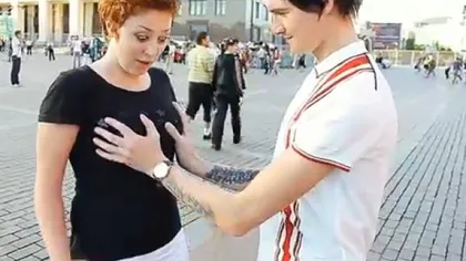 Cum reacţionează bărbaţii când pun mâna prima dată pe sâni! INCREDIBIL cât de tare