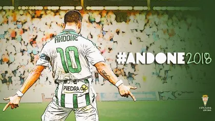Florin Andone şi-a prelungit contractul cu Cordoba până în 2018