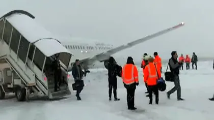 Avion ieşit de pe pistă la aterizare, pe aeroportul din Cluj. Dialogul dintre piloţi şi turnul de control VIDEO