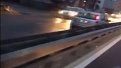 PANICĂ pe o autostradă din Italia. Un şofer a gonit pe contrasens VIDEO