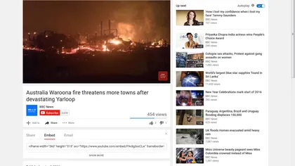 Incendii în Australia: Peste o sută de locuinţe au fost devastate de incendiile de vegetaţie FOTO şi VIDEO