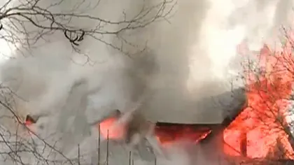 Incendiu extrem de violent în Băneasa. O persoană a suferit un atac de panică UPDATE VIDEO