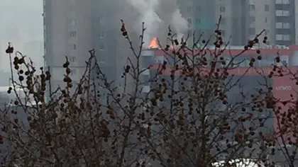 Incendiu DEVASTATOR într-un centru comercial din Chişinău GALERIE FOTO şi VIDEO