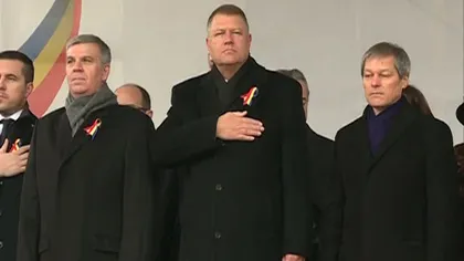 MICA UNIRE. Klaus Iohannis şi Dacian Cioloş, la festivităţile de la Iaşi. MESAJUL preşedintelui de 24 IANUARIE VIDEO