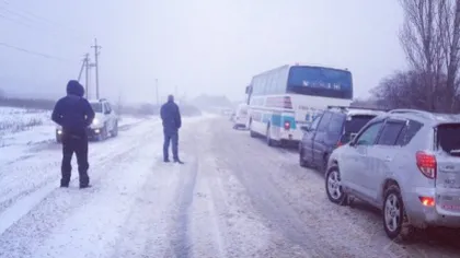 Iarna face PRĂPĂD şi în afara României. Vremea rea creează probleme în Moldova, Bulgaria şi Ucraina VIDEO