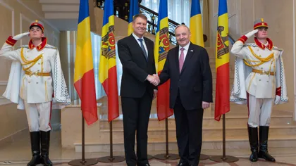 Preşedintele moldovean, Nicolae Timofti, în vizită oficială la Bucureşti