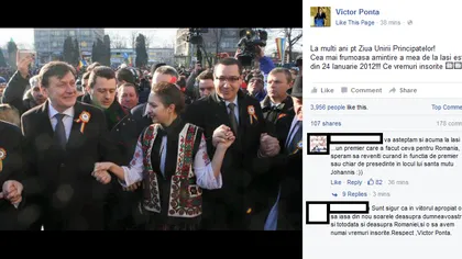 Victor Ponta, mesaj surprinzător pe Facebook de ZIUA UNIRII