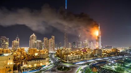 Incendiul din Dubai, din noaptea de Anul Nou, a fost provocat de un scurtcircuit