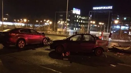 Accident rutier GRAV pe DN1, în zona Ikea. Patru persoane, RĂNITE VIDEO