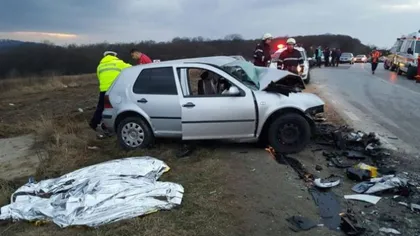 Accident GRAV între Lugoj şi Deva: trei oameni au murit, doi au fost răniţi