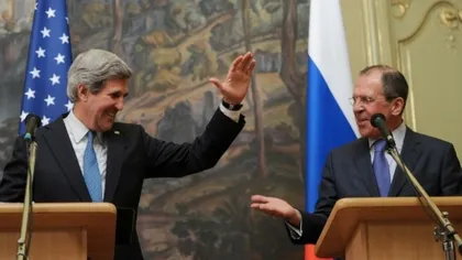 Serghei Lavrov şi John Kerry 