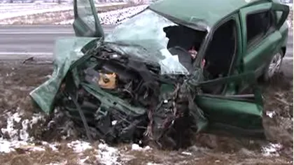 Accident rutier grav în Suceava. Un tânăr a adormit la volan şi a intrat pe contrasens
