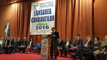 Traian Băsescu a anunţat candidaţii Mişcării Populare la alegerile locale UPDATE