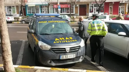 Inspectorii ANAF au parcat pe locurile persoanelor cu handicap VIDEO