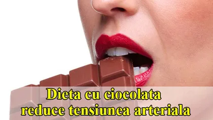 Dieta cu ciocolată reduce tensiunea arterială