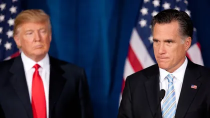 Alegeri SUA. Fostul candidat republican Mitt Romney îl numeşte pe Trump IMPOSTOR