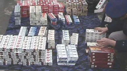 Poliţiştii ilfoveni au confiscat 40.000 de ţigarete de contrabandă, descoperite într-o autoutilitară