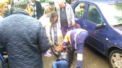Accident grav în Buzău. O femeie a fost lovită pe trecerea de pieton VIDEO