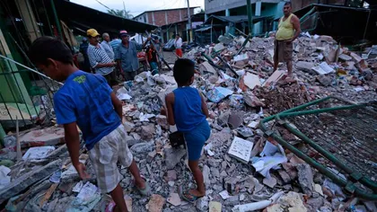 Seismul din Ecuador, cea mai mare tragedie din ultimii 70 de ani: Cel puţin 413 morţi şi 2.500 de răniţi