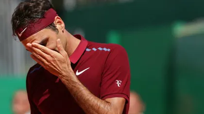 Legenda apune. Roger Federer a fost eliminat în sferturi la Monte Carlo