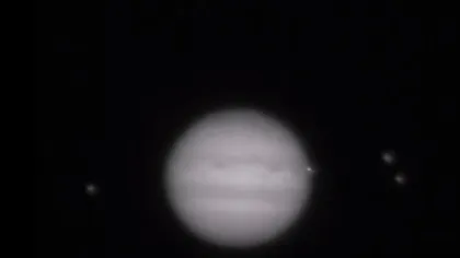 EXPLOZIE pe planeta Jupiter, surprinsă de doi astronomi amatori VIDEO